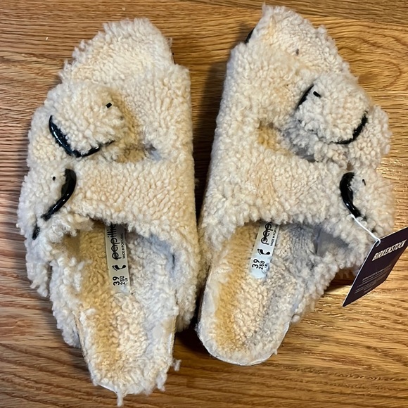 Birkenstock Arizona Big Buckle Shearling Size 8 NWT - Picture 10 of 11